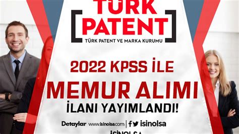 türk patent ve marka kurumu mühendis alımı